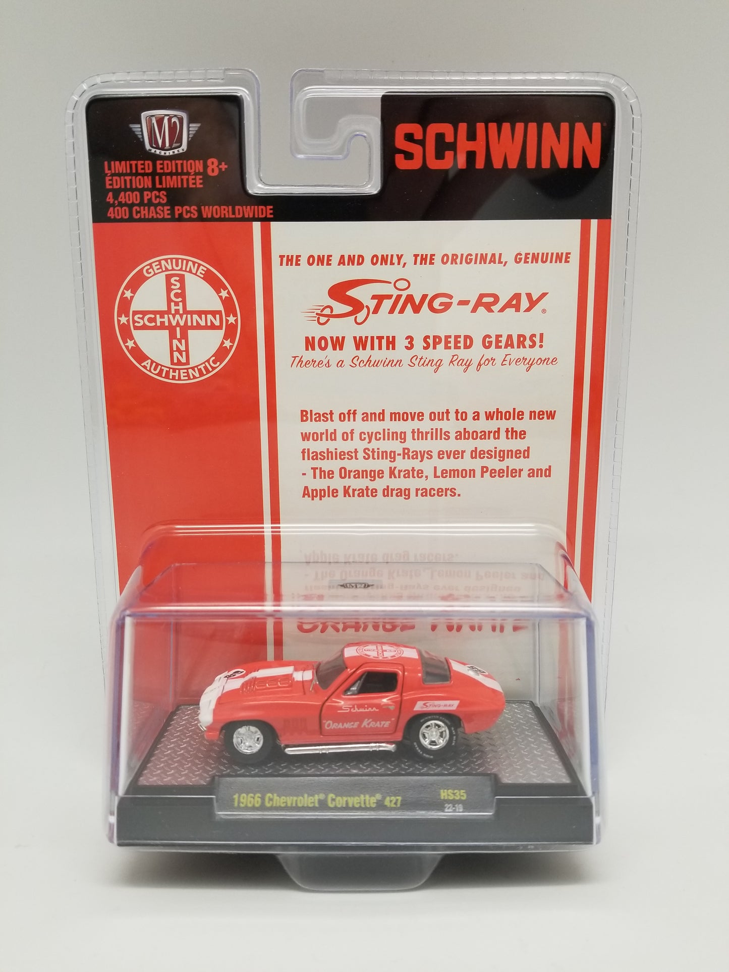 M2 1966 Stingray 'Schwinn Theme' Chevy Corvette - Orange Krate