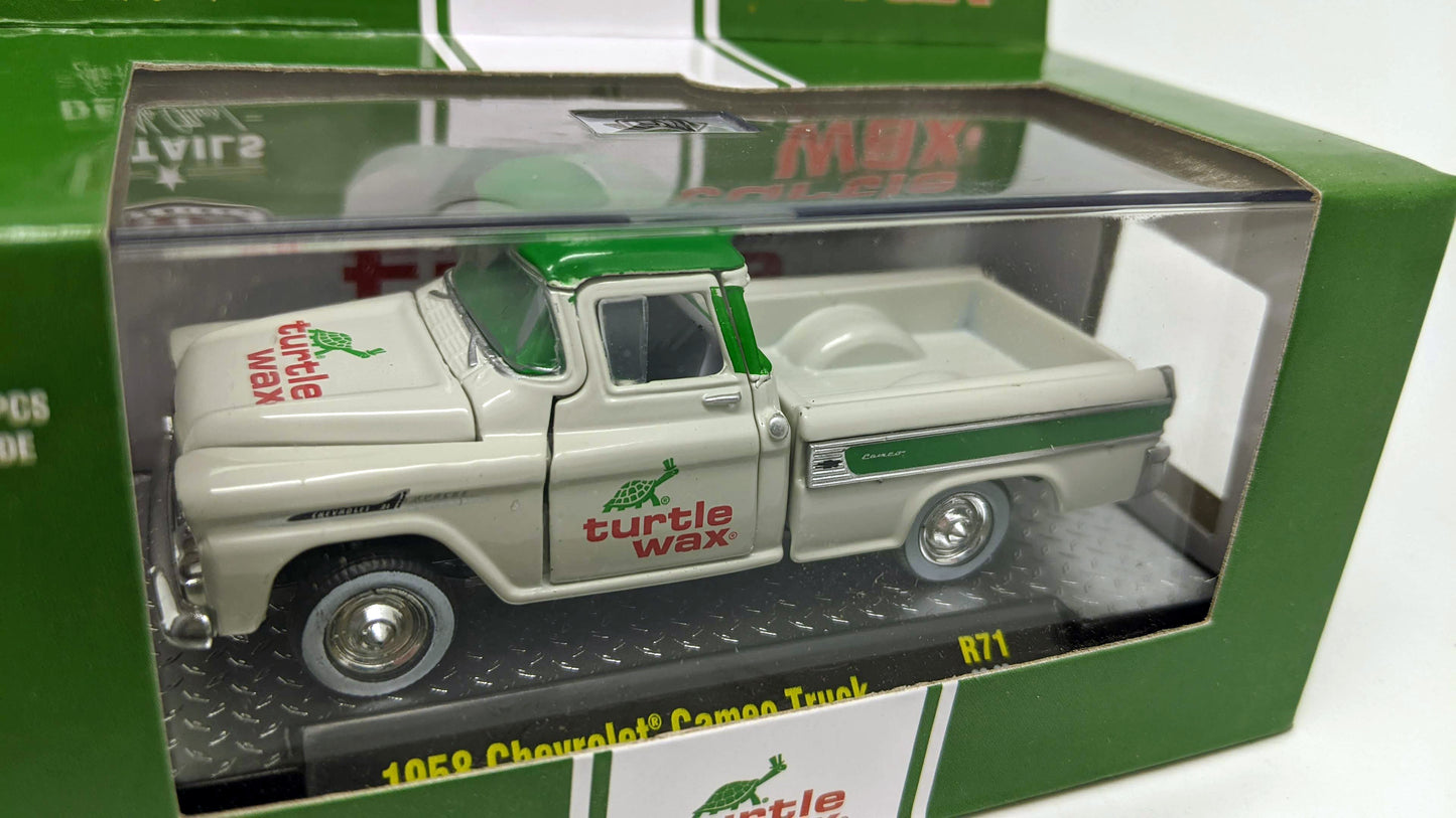 M2 1958 Chevrolet Cameo Truck 1:64 - Turtle Wax