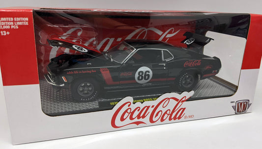 M2 1:24 Scale - 1970 Ford Mustang BOSS 302 - Coca-Cola