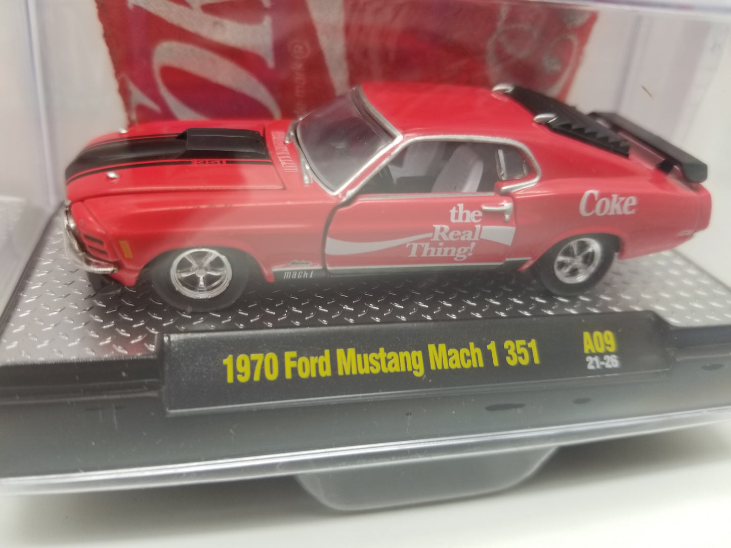 M2 1970 Ford Mustang Mach 1 351- Coca-Cola