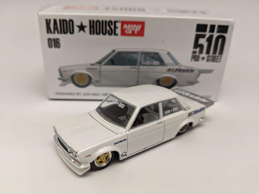 Kaido House 016 Datsun 510 Pro Street GREDDY - Pearl White