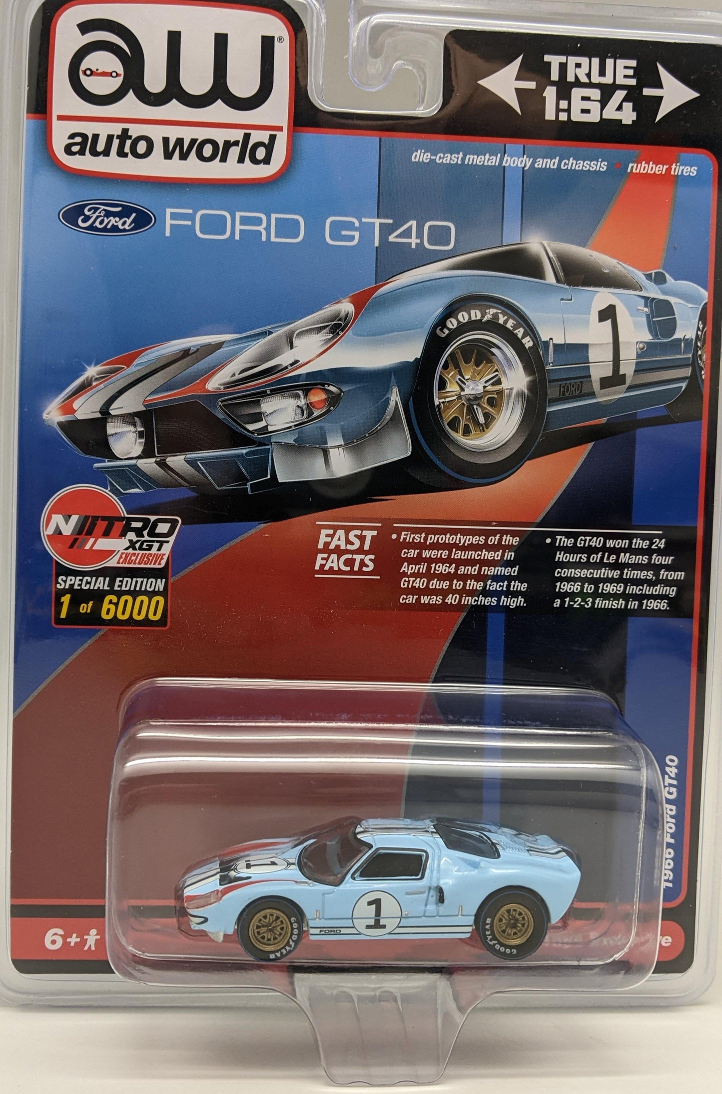 AW 1966 Ford GT40 in Blue
