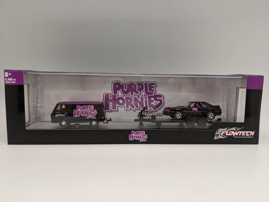 M2 1965 Ford Econoline Delivery Van & 1988 Ford Mustang GT - Purple Hornies