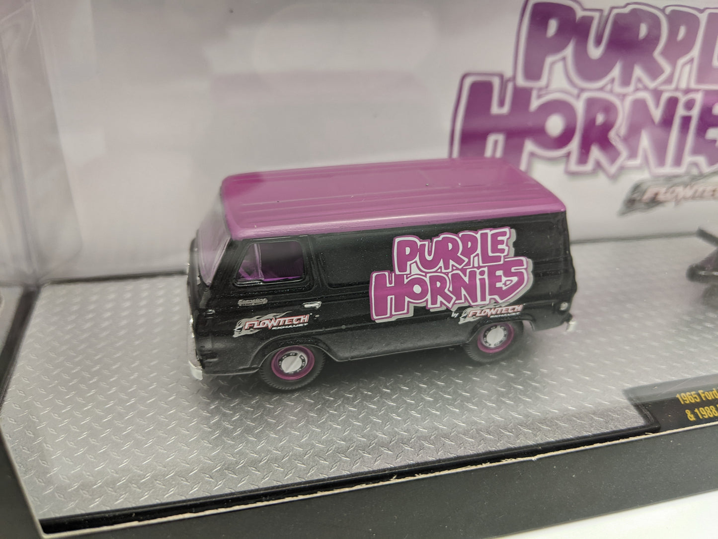 M2 1965 Ford Econoline Delivery Van & 1988 Ford Mustang GT - Purple Hornies