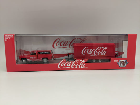 M2 1973 Chevrolet Cheyenne 10 & 1957 Chevrolet Sedan Delivery Gasser - Coca-Cola Auto Hauler